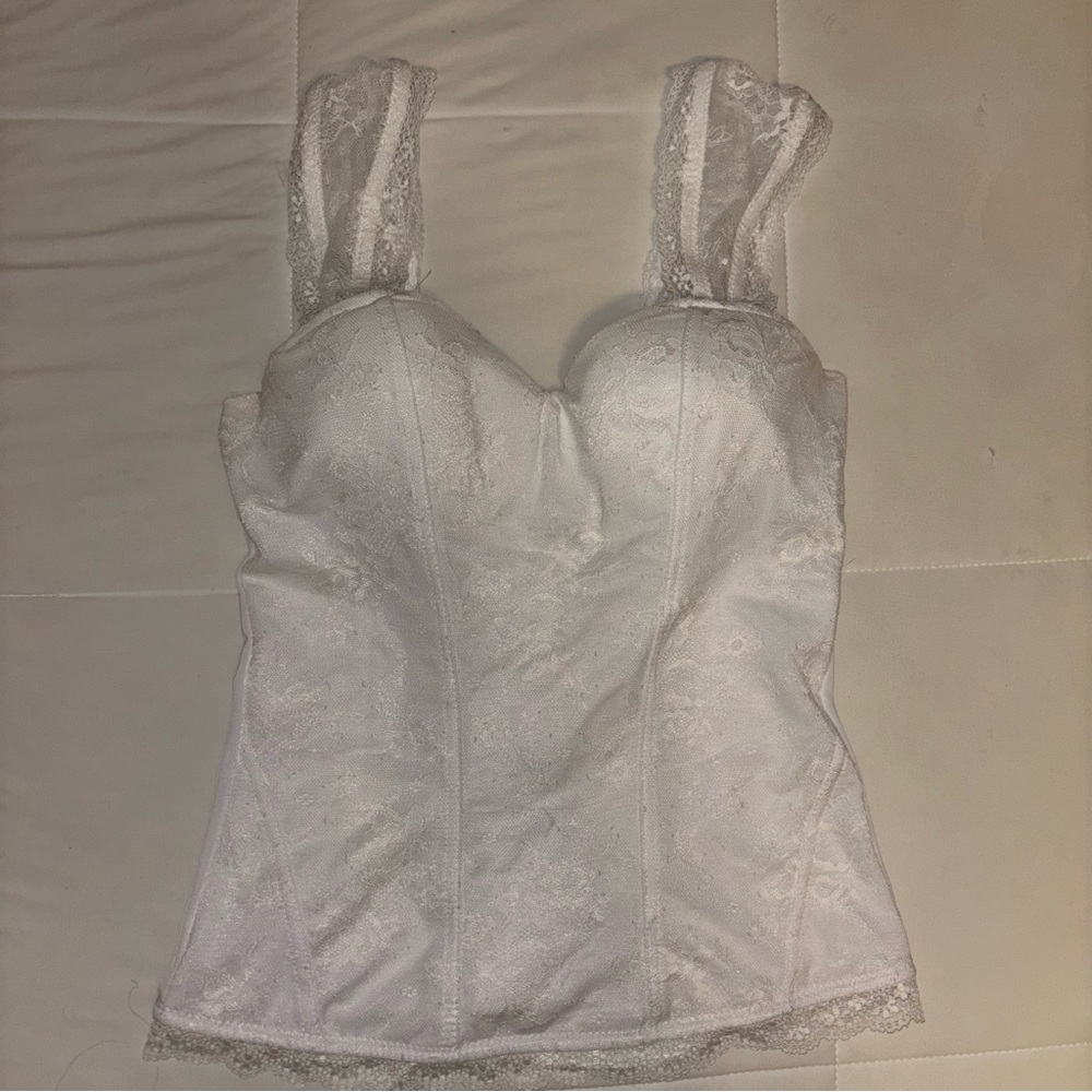 Spirit White Lace Corset Top